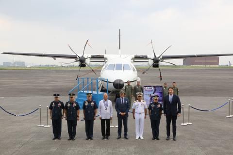 The Philippine Air Force formally received its fourth Airbus Defence and Space C295M tactical transport in a ceremony held on 11 November. (Philippine Air Force)