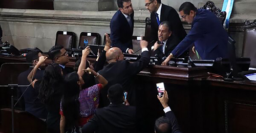 Inauguration of Guatemalas new president culminates a period of high tension and uncertainty