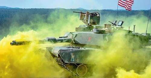 Abrams main battle tanks