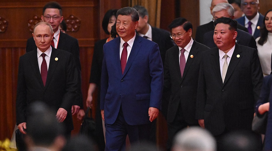 China hosting of Russia Putin North Korea Kim