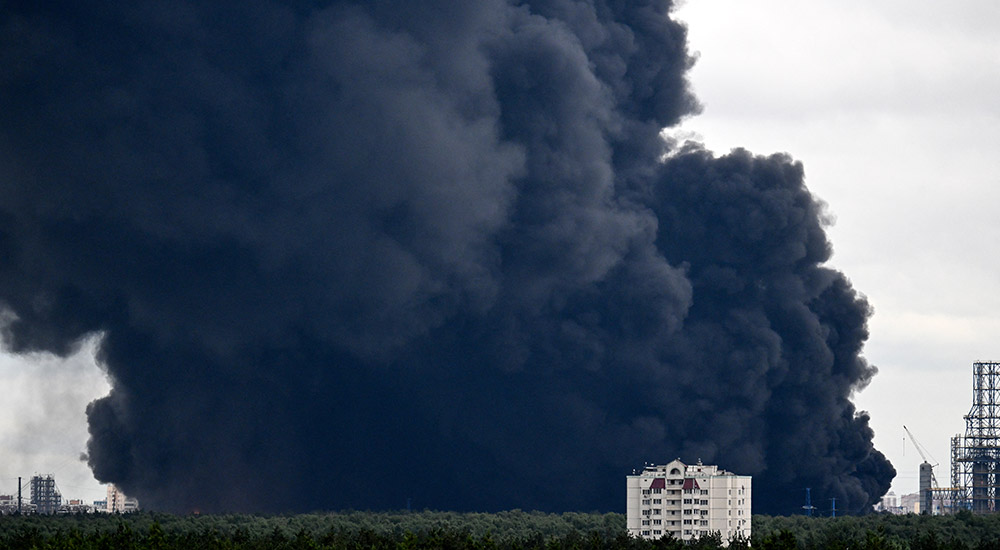Gazprom Neft oil refinery