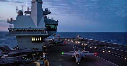 HMS Prince of Wales flight dech