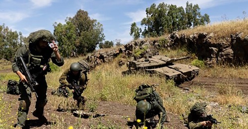 Israeli reserve combat soldiers