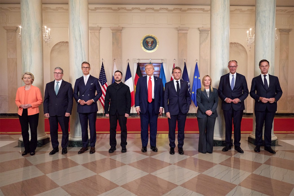 NATO Secretary General Mark Rutte on 18 August 2025 in Washington