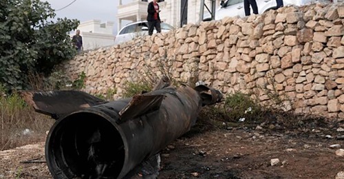 rocket motor in Beit El