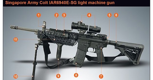 Singapore gets to grips with new automatic rifle