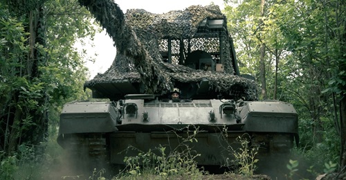T-80BVM in Luhansk oblast Eastern Ukraine