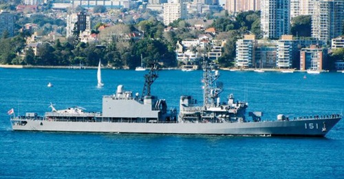 , seen here while it was in Sydney Harbour in 2014.