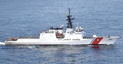 The FFX frigate replacement is based on the US Coast Guard Legend-class National Security Cutter, like WMSL 757 Midgett, shown here.