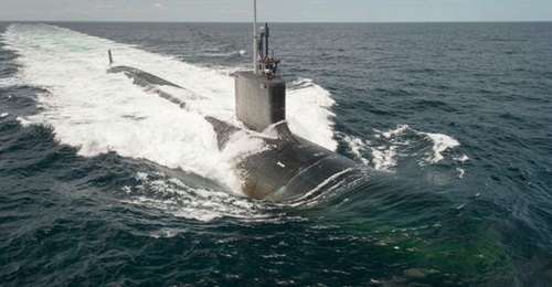 Norfolk Naval Shipyard undocked USS John Warner, shown here, during the submarine's maintenance availability.
