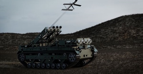 AV's Mayhem 10 loitering munition is being displayed for the first time at the Army Aviation Association of America's annual conference on 15 April 2026.