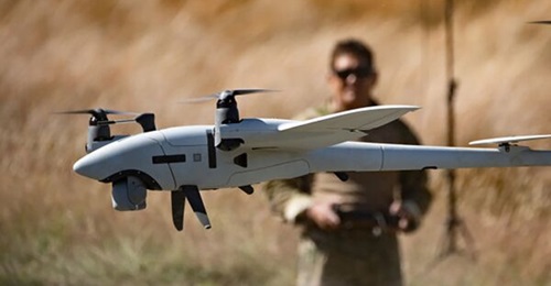 New Zealand Army personnel test a small UAV at Waiouru Military Camp, located in central North Island.