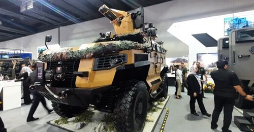 Mildef's upgraded Tarantula prototype is displayed at DSA 2026.