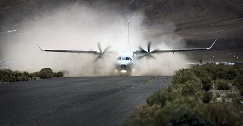 The Airbus C295 has the ability to operate from unpaved runways.
