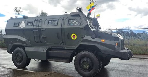 Jaguar-1 armoured personnel carrier has been accepted into the Ecuadorian Army.