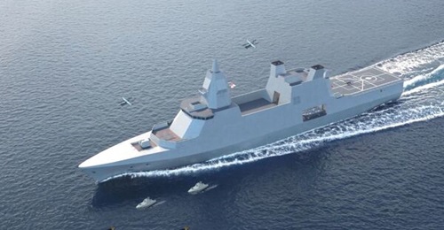 A computer-generated image of the MRCV.