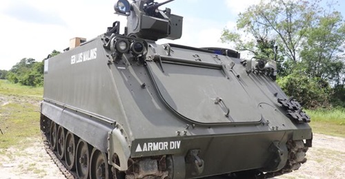 COBRA has been integrated onto a Philippine Army M113A2 armoured personnel carrier.