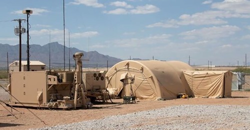 A US Army Integrated Air and Missile Defense (IAMD) Battle Command System (IBCS) deployed to White Sands Missile Range, New Mexico in December 2019.