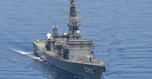 A file image of an Abukuma-class vessel, which is being considered for transfer to the Philippine Navy.