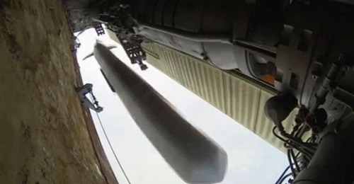 A Russian Air Force Tu-160 'Blackjack' bomber drops a Kh-101 air-launched cruise missile. The Ukrainian MoD asserts that Russia has rolled out four primary upgrades to the missile since the war began in February 2022.