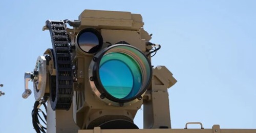 An image of Rafael's Iron Beam laser system, released shortly before the system's delivery to the IDF on 28 December 2025.
