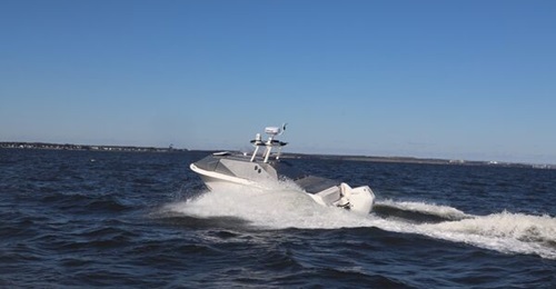 Textron Tsunami USVs, like the one shown here, will be used for US Southern Command Operations.