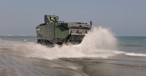 FNSS' Zaha marine assault vehicle, 27 more of which were contracted for the Turkish Naval Forces in May 2026.
