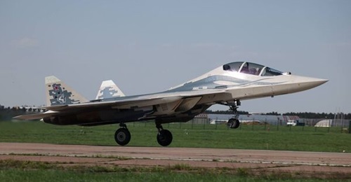 The previously unknown twin-seat Su-57D was revealed by Russia as it made its maiden flight on 19 May 2026.