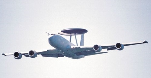 Two RAF E-3Ds have deployed to the Mediterranean to support CSG21.