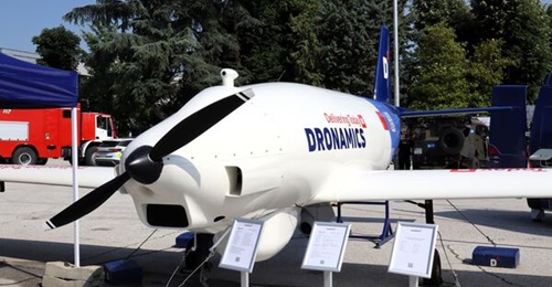 Four months following the announcement of a joint project to offer a European ISTAR product, a Black Swan modified to carry Hensoldt equipment was displayed at HEMUS 2026.