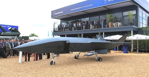 Boeing and Rheinmetall showcased the Block 2 Ghost Bat that has been performing flight trials, at the ILA Berlin Airshow.