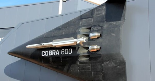 Diehl Defence debuted its Cobra 600 'airborne launch rail' for the carriage of a single IRIS-T AAM in the air defence role at the ILA Berlin Airshow 2026.