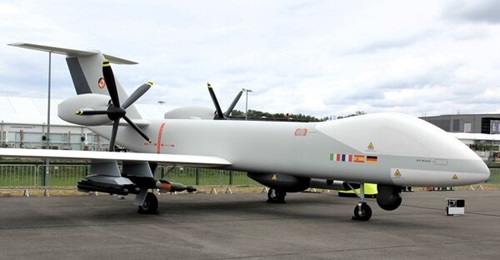 A mockup of the Eurodrone on display at the ILA Berlin Airshow 2026. Following recent suggestions that France may exit the programme, Airbus DS has said that the country remains a fully committed partner alongside Germany, Italy, and Spain.