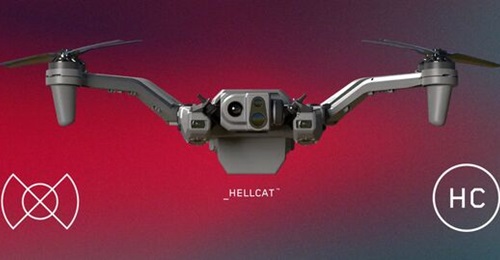 Red Cat's Hellcat UAV, unveiled at Eurosatory 2026.