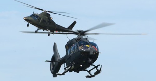 The first of 15 Airbus Helicopters H145M multirole rotorcraft (foreground) for the Belgian Air Force was received into at Beauvechain Air Base on 23 June 2026. The type will replace the Agusta A109 (background) in national service.