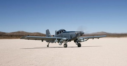 L3Harris' Skyraider II is an ISR variant of the Air Tractor AT-802 airframe.