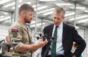 Jarvis opened the Uncrewed Systems Centre for Excellence, Europe's biggest unmanned aerial vehicle testing centre, in Swindon on 12 June.