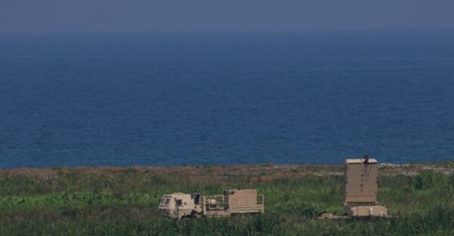 An IFPC-HPM being used by 1st Battalion, US 51st Air Defence Artillery Regiment to shoot down a UAV swarm during a live fire demonstration in Naval Station Leovigildo Gantioqui, Philippines on April 25, 2025.