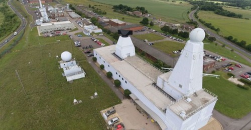 An aerial view of the Portsdown Technology Park (PTP)