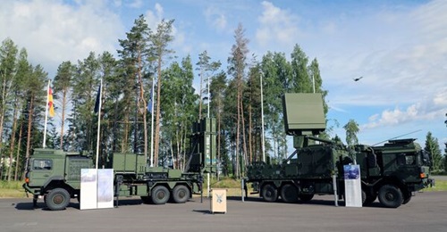 The Estonian Air Defence Wing received its first IRIS-T SLM systems at Ämari Air Base on 22 June.
