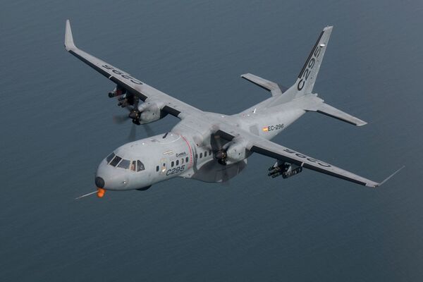 The C295 Armed ISR has recently conducted flight trials. (Airbus)