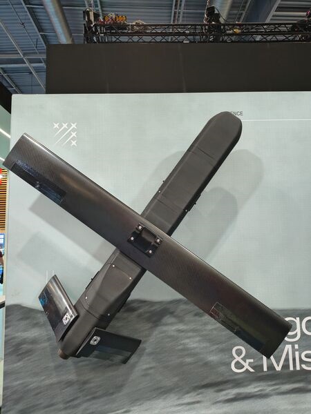 Cambridge Aerospace's Skyhammer interceptor demonstrated at Eurosatory 2026.