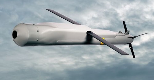 Raytheon UK's Red Kite guided air-to-surface glide weapon, unveiled at the Farnborough Airshow 2026.