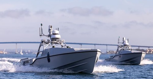 Saronic unmanned surface vessels, like the ones shown here, were used to attack an Iranian naval base.