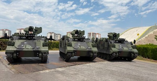 The Turkish Armed Forces have receive their first three E-ZPT APCs from MKE.