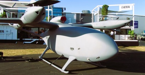 The MV250 hybrid-electric cargo UAV was debuted at the Farnborough International Airshow 2026.