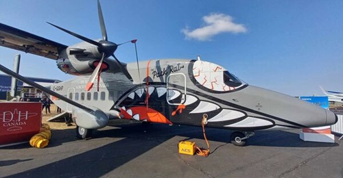 More than 50-years after making its Farnborough International Airhosw debut in 1974, the Sherpa is again at the event as new owner DHC looks to reintroduce it to the market.