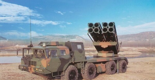 A PHL-16 multiple rocket launcher system operated by the PLA Ground Force. Chinese military media recently aired footage of the system firing airburst munitions.