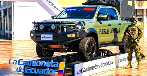Ecuador has adapted a Chinese-made truck to a new vehicle for military use.