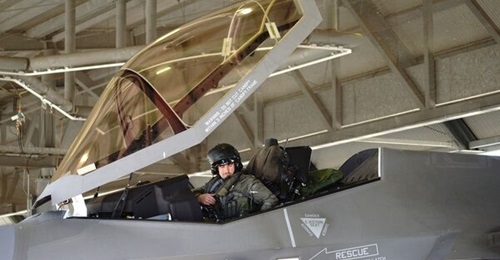 A Royal Australian Air Force Lockheed Martin F-35A Lightning II pilot prepares to take off from RAAF Base Tindal on 27 July 2026.